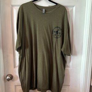 Olive Green Graphic T-Shirt